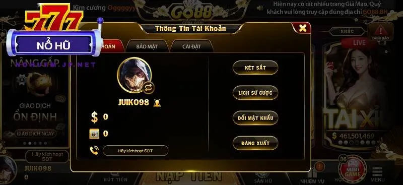 Cổng game nổ hũ Go88 thành lập năm 2009