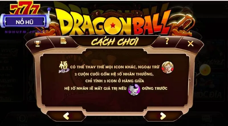 Mỗi biểu tượng gắn liền với hệ số thưởng cụ thể