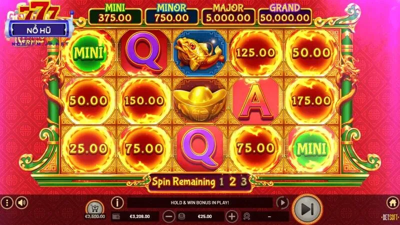 quay hũ Golden Dragon