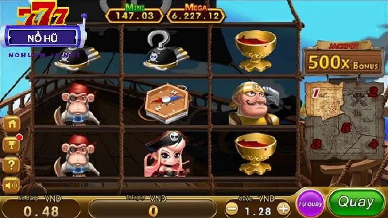 Nổ hũ Vua Hải Tặc có quỹ Jackpot tiền tỷ